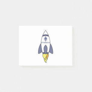 Bloco De Notas Étero Para O Foguete Da Lua