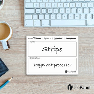 Bloco De Notas Etiquetas do modelo C4 por IcePanel [Tipo externo]