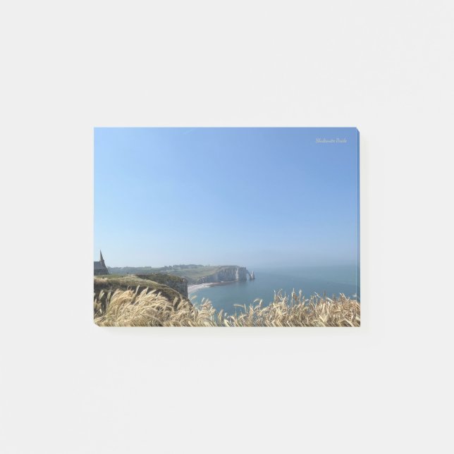 Bloco De Notas Étretat Cliffs, França (Frente)