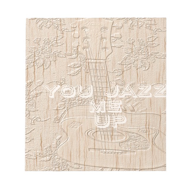 Bloco De Notas Eu adoro madeira indo marrom Hakuna Matata (Frente)