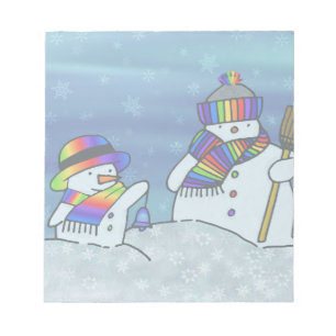 Bloco De Notas Eu adoro o inverno!