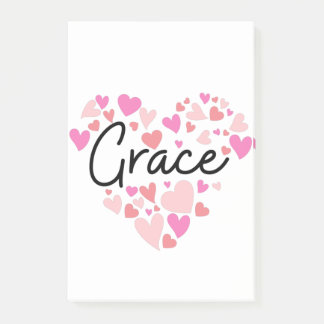 Bloco De Notas Eu amo Grace