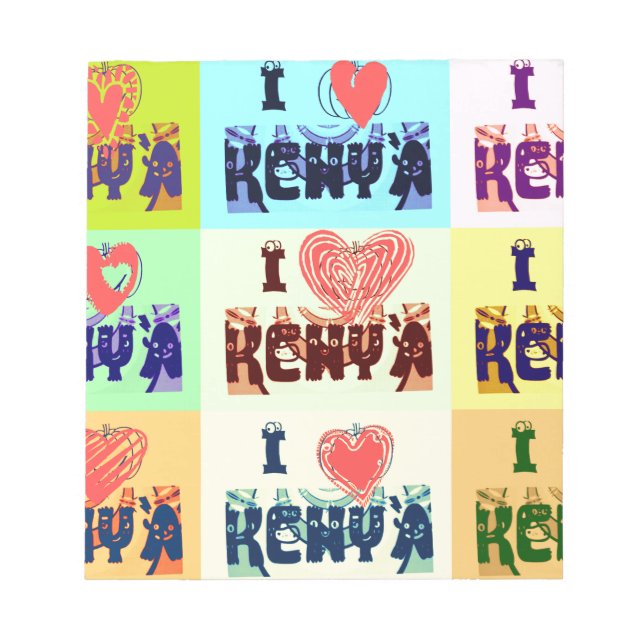 Bloco De Notas Eu amo o Quênia.png (Frente)