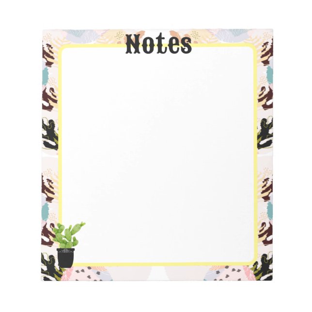 Bloco De Notas Eu Amo Plantas (Frente)