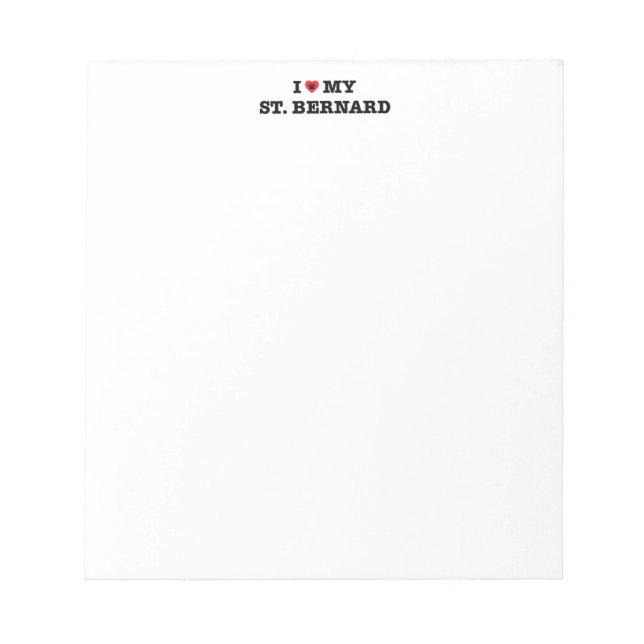 Bloco De Notas Eu Corto Minha Rua. Bernard (Frente)