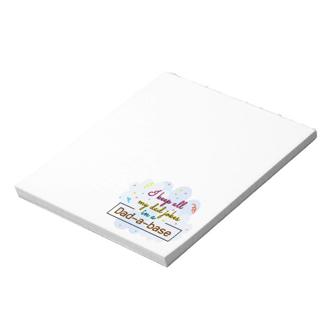 Bloco De Notas Eu Guardo Todas As Minhas Piadas De Pai Em Um Pai  (Invertido)