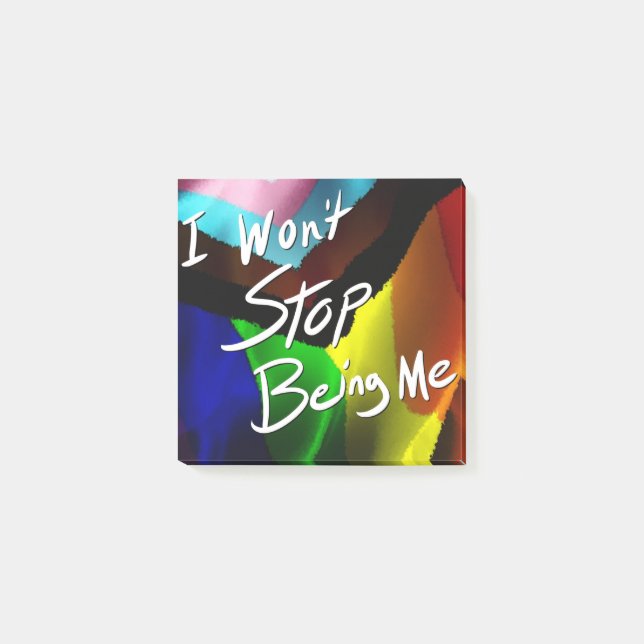 Bloco De Notas  Eu não vou parar de ser eu (Frente)