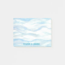 "Eu Preferencialmente Nadando" anotações adesivas