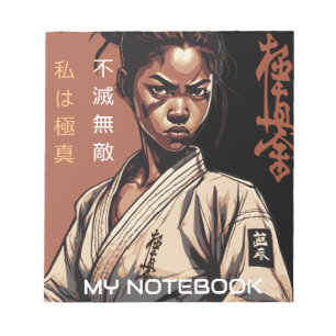 Bloco De Notas Eu sou Kyokushin, Inquebrantável, Inparável