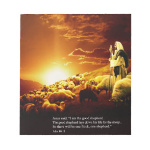 Bloco De Notas "Eu sou o bom pastor…