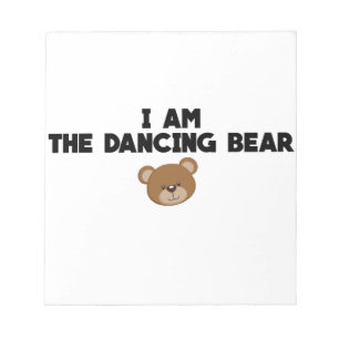 Bloco De Notas Eu Sou O Urso Dançante
