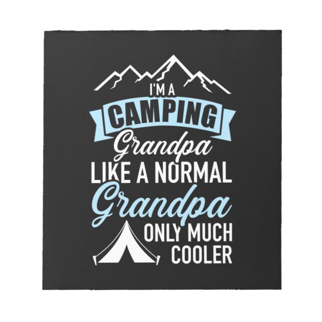 Bloco De Notas Eu Sou Um Avô De Acampamento (Frente)