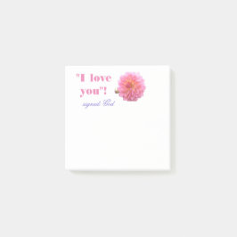 Bloco De Notas Eu te amo notas