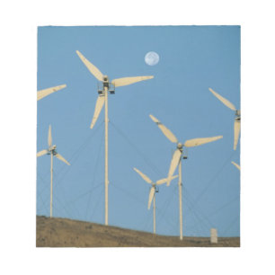 Bloco De Notas EUA, Califórnia, Altamont Pass, geradores eólicos.