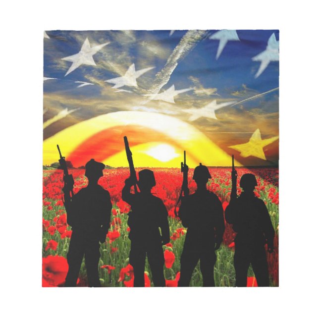 Bloco De Notas EUA em Honra (Frente)