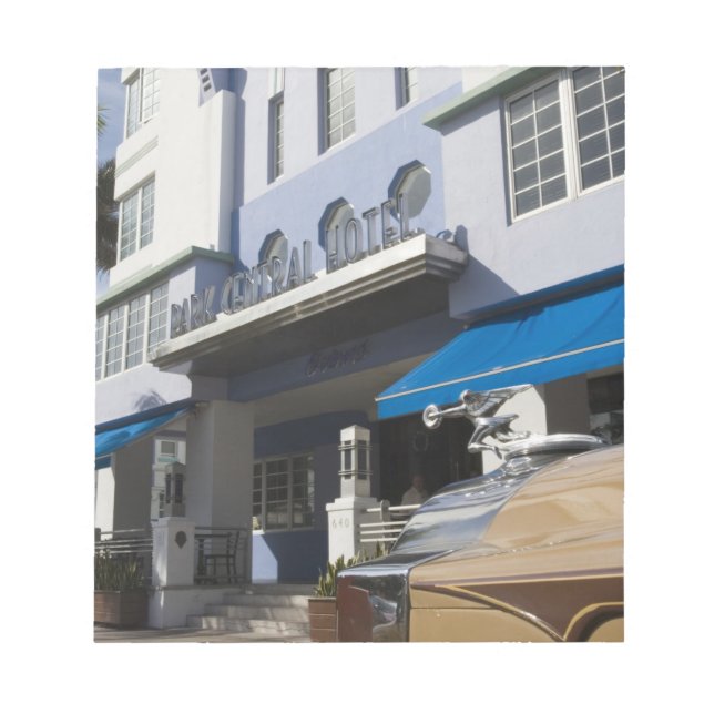 Bloco De Notas EUA, Flórida, Miami Beach: South Beach, Art Deco (Frente)
