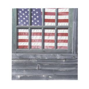 Bloco De Notas EUA, Maine, Georgetown Island. Bandeira dos