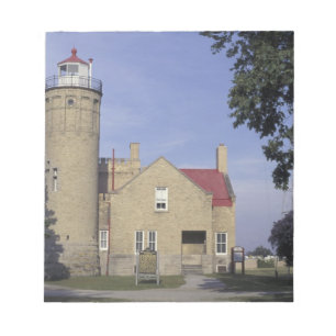 Bloco De Notas EUA, Michigan Farol Velho de Mackinac Point