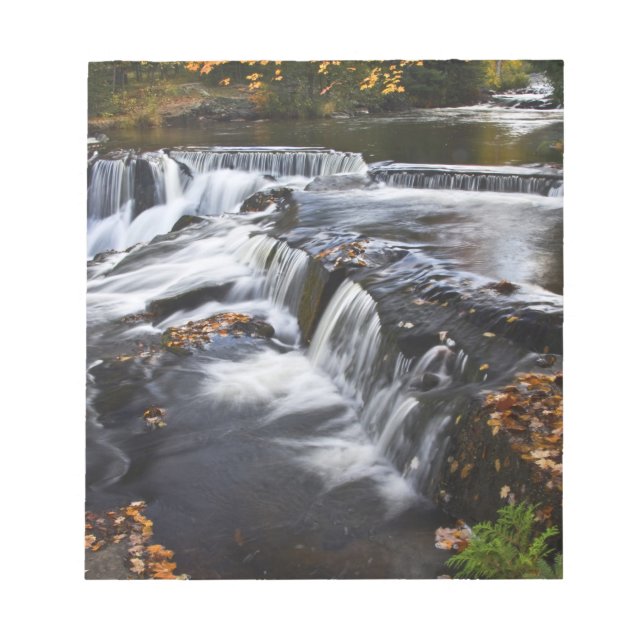 Bloco De Notas EUA, Michigan, Península Superior. Bond Falls e (Frente)