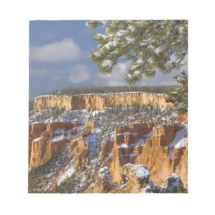 Bloco De Notas EUA, Utah, Parque Nacional Bryce Canyon. Nascer do