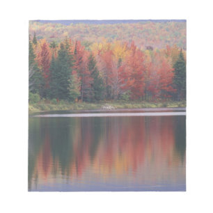 Bloco De Notas EUA, Vermont, Lago McAllister, perto de Hazens Not