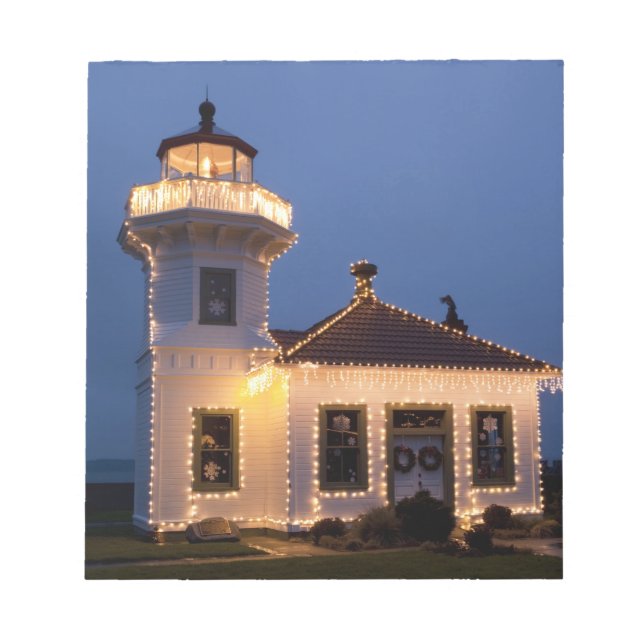 Bloco De Notas EUA, Washington, Mukilteo. Farol de Mukilteo (Frente)
