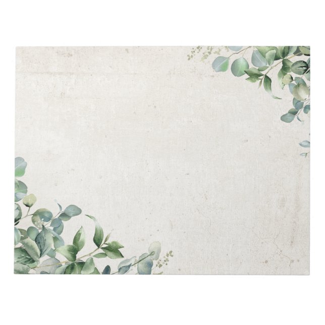 Bloco De Notas eucalipto grande (Frente)