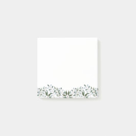 Bloco De Notas Eucalyptus Greenery Floral