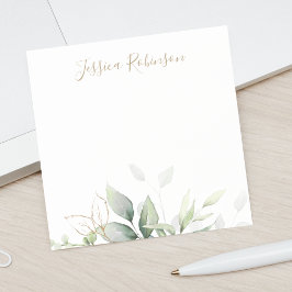 Bloco De Notas Eucalyptus Greenery Personalizado