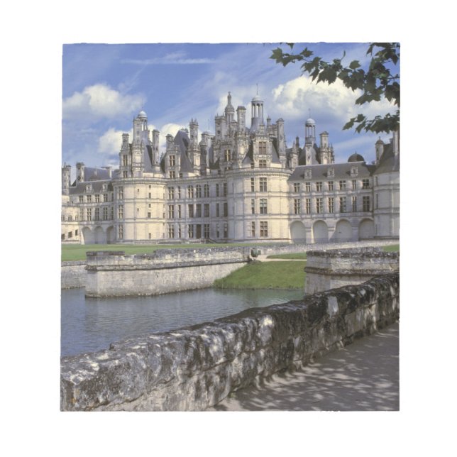 Bloco De Notas Europa, França, Chambord. Imponente Castelo (Frente)