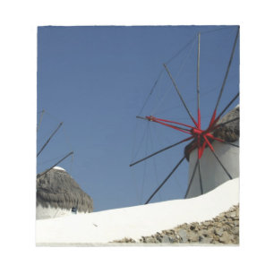 Bloco De Notas Europa, Grécia, Mykonos.