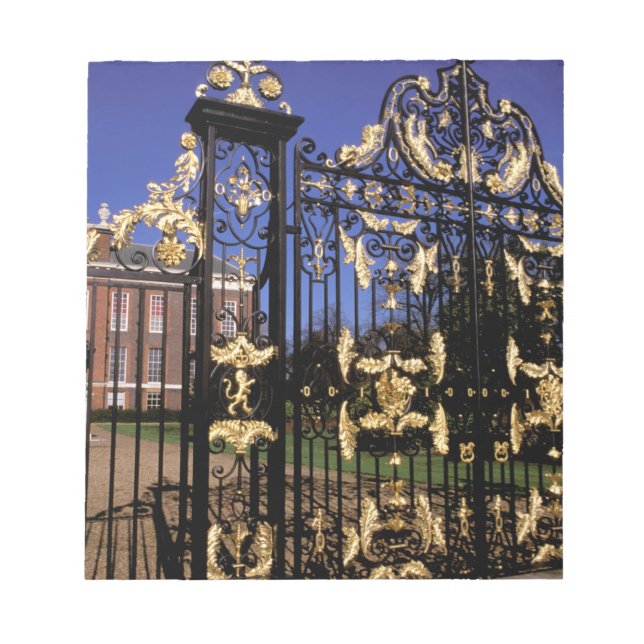 Bloco De Notas Europa, Inglaterra, Londres. Porta encastrada fora (Frente)