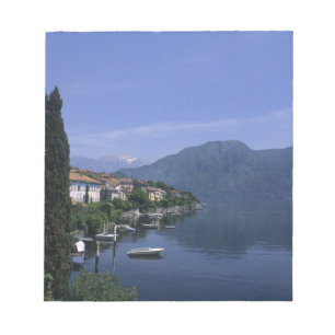 Bloco De Notas Europa, Itália, Lago de Como, Tremezzo. Norte