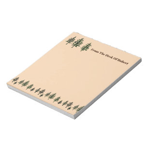 Bloco de notas Evergreen Trees de 5,5" x 6" - 40 p