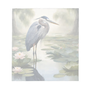 Bloco De Notas Excelente Blue Heron