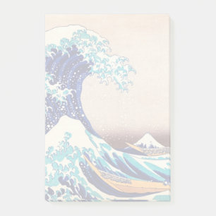 Bloco De Notas Excelente Wave Off Kanagawa Japonês Vintage Fine A