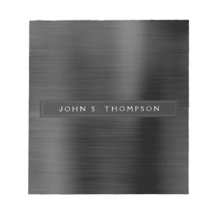 Bloco De Notas Executivo profissional Black Modern Business