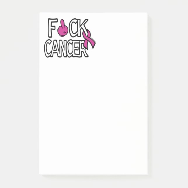 Bloco De Notas F#CANCER CK...Cancer da mama (Frente)