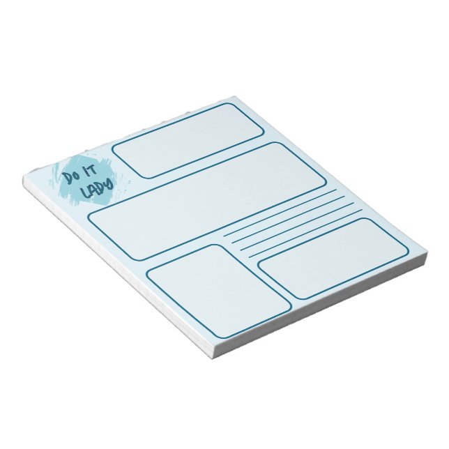 Bloco De Notas Faça-o Lady Notepad (Inclinado)