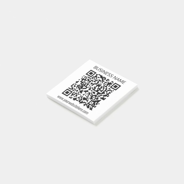 Bloco De Notas Faça um Código QR Empresarial Instantaneamente e T (Inclinado)