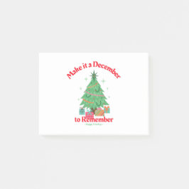 Bloco De Notas Faça um dezembro para lembrar