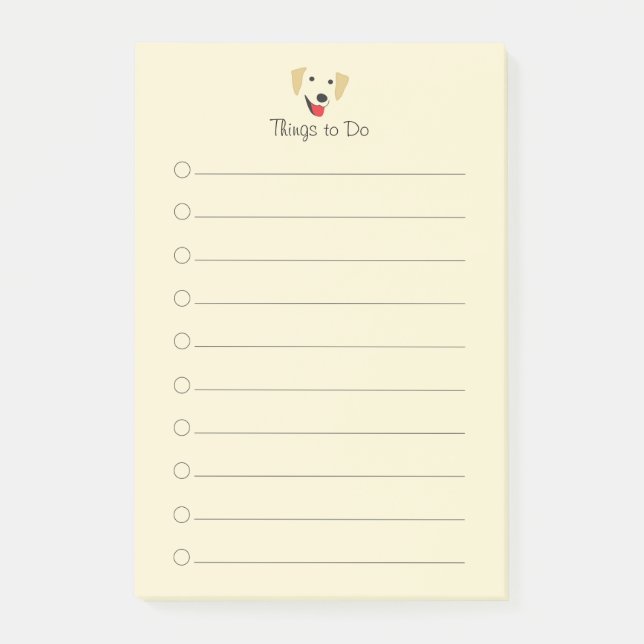 Bloco De Notas Face de Laboratório Amarelo (Frente)