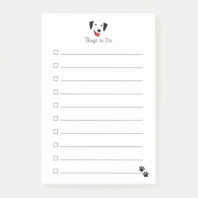 Bloco De Notas Face Preta do Laboratório (Frente)