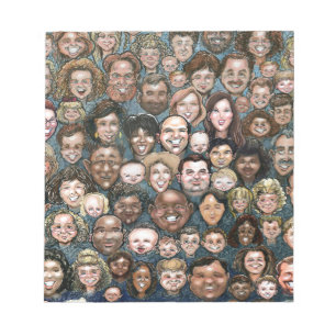 Bloco De Notas Faces de Humanidade