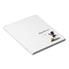 Bloco De Notas Fada De Halloween Com Pumpkins Notepad