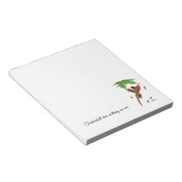 Bloco De Notas Fada Gelada Com Notepad De Asas Marrons