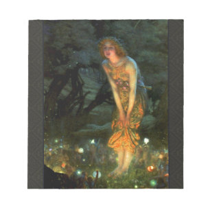 Bloco De Notas Fadas do Círculo Láteo Fairies no meio da véspera 