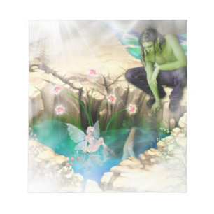 Bloco De Notas Faerie em Elven Pond Vignette