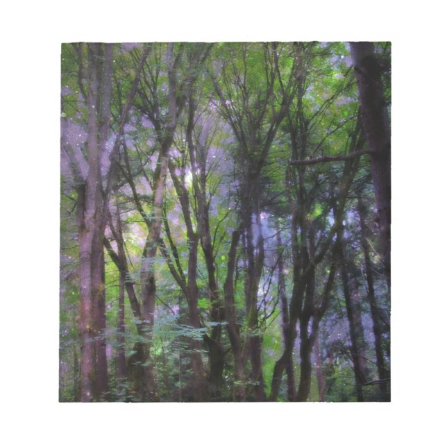 Bloco De Notas Fairy Lights Surreal Forest (Frente)