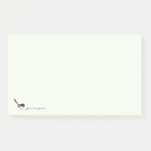 Bloco De Notas Fairy Wren (Frente)